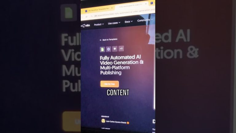 Transform Sheets into Viral Videos with AI-Powered N8n Template! 🎥📈