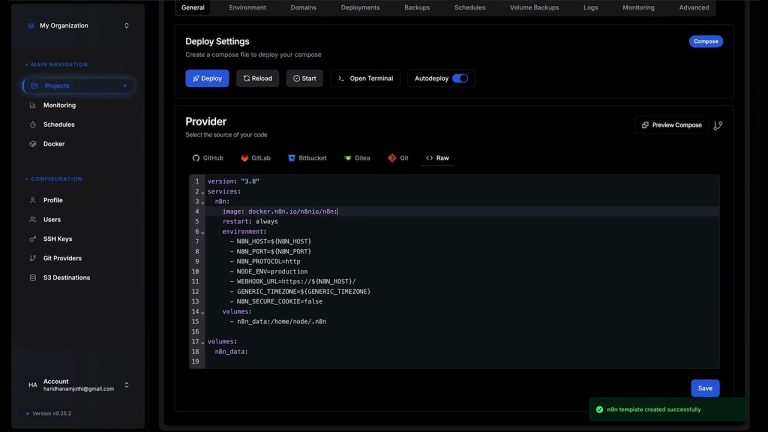 One-Click n8n Deployment: From Template to Production in Minutes