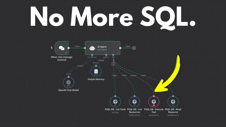 Create an AI Agent that Writes SQL Queries for You (n8n and MCP)