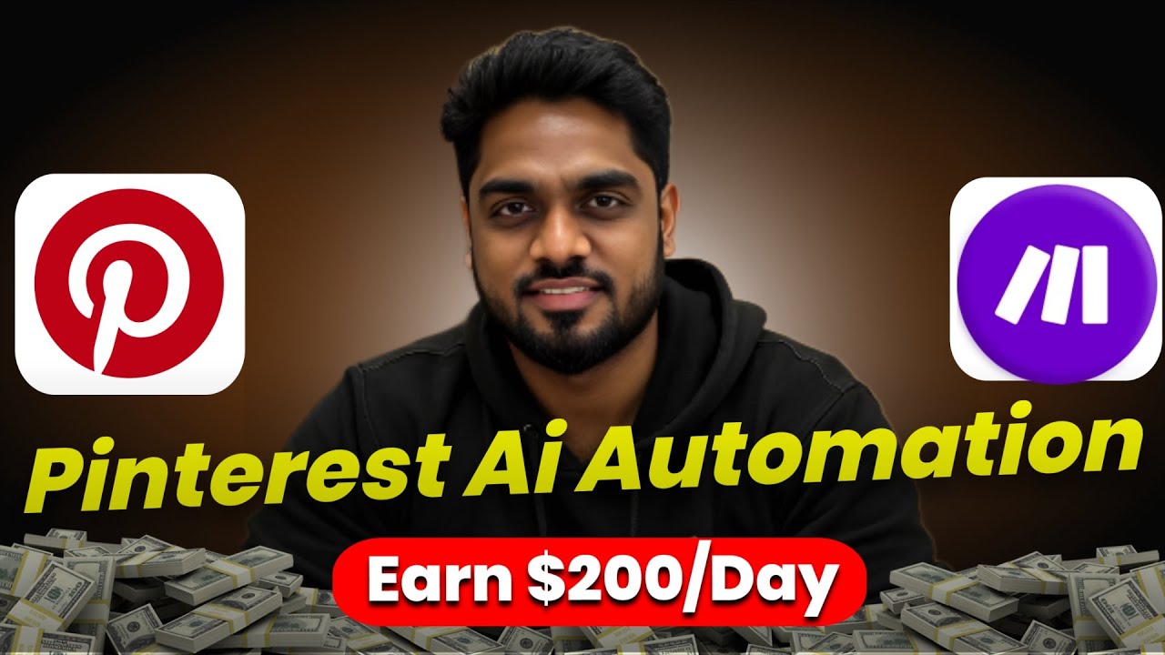 Earn $200/day with Pinterest Automation using Make.com | Hindi Guide