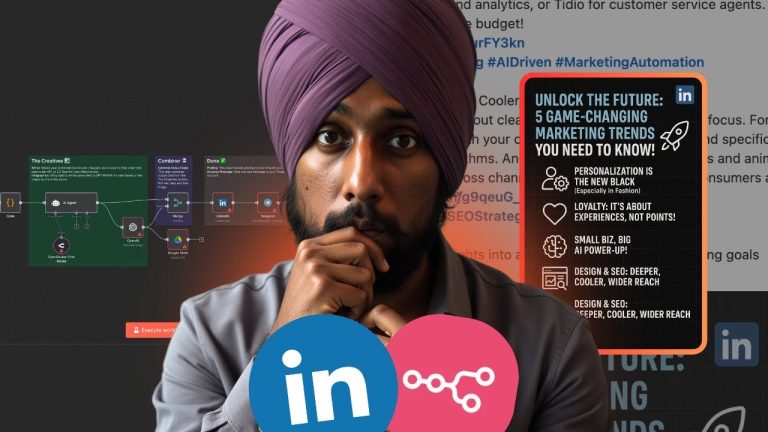 How to Automate Linkedin with AI and n8n (Free Template)