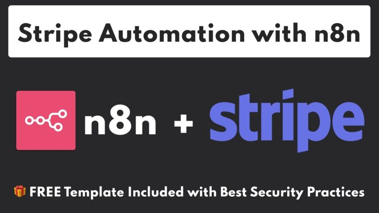 Payment Processing with Stripe in n8n: Step-by-Step Guide + Free Template