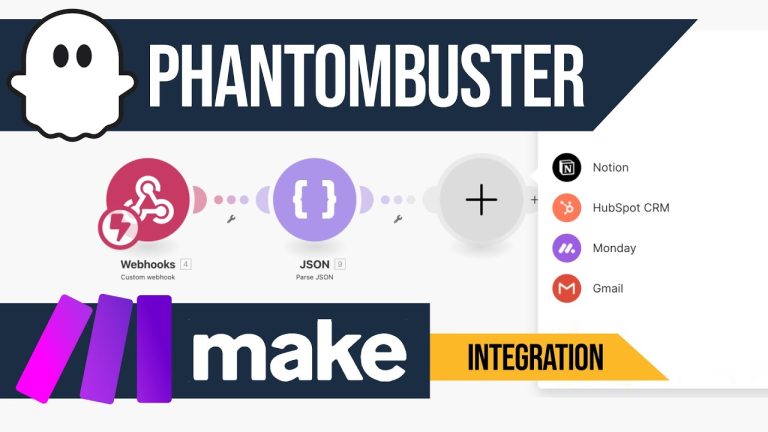 Connect PhantomBuster to any app with Make.com (Step-by-step tutorial)