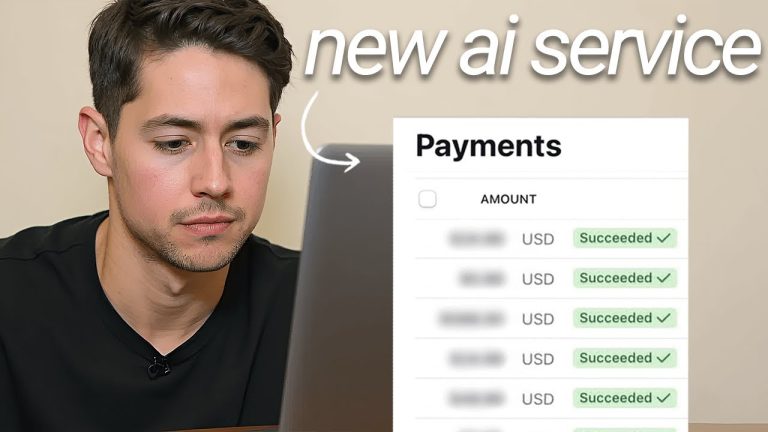 Watch me start & sell an AI service in 10 hours