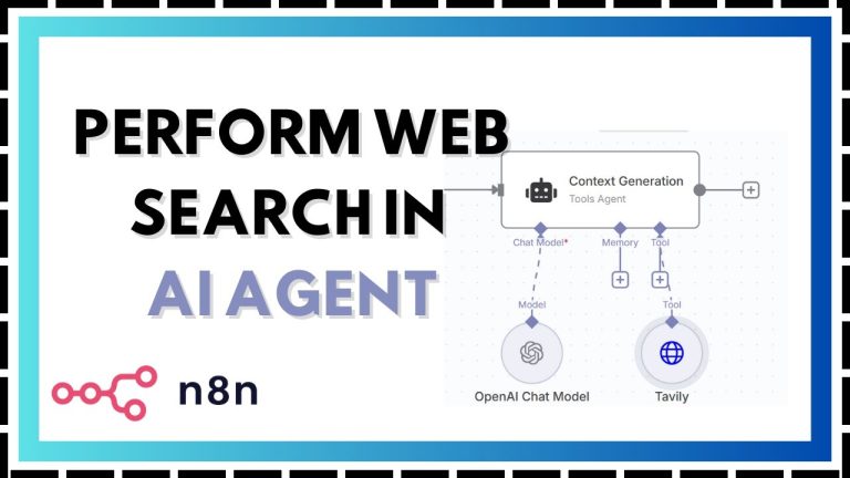 Perform Web Search with AI Agent in n8n