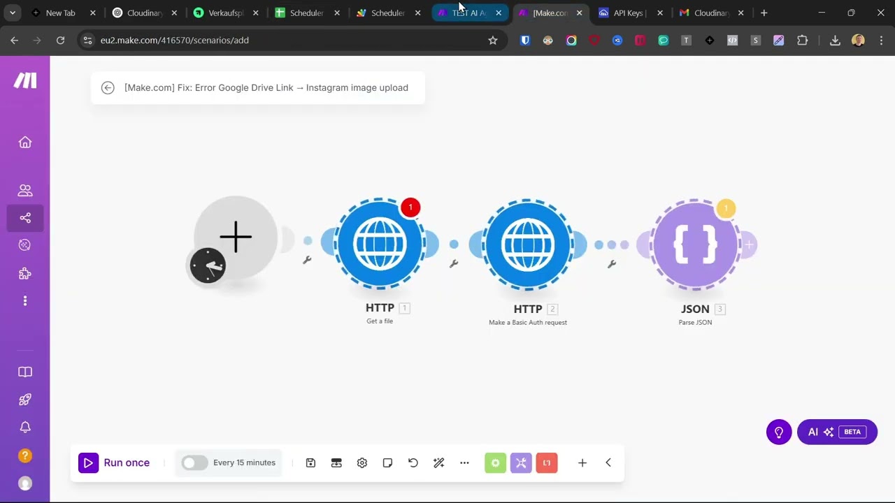 01-[Make.com] Fix- Error Google Drive Link