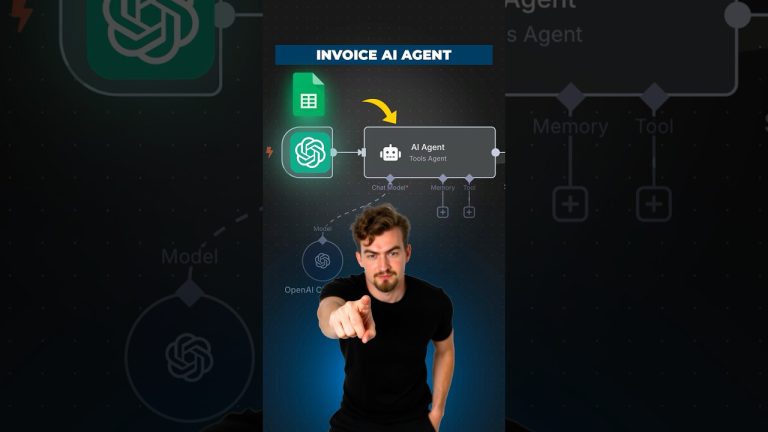 This Invoice AI Agent analyses, saves and gets the important info from your bills (n8n without code)