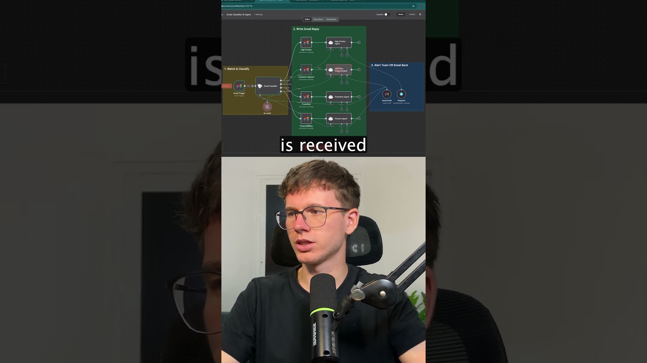 I Built an AI Agent that Automated my Inbox (n8n tutorial)
