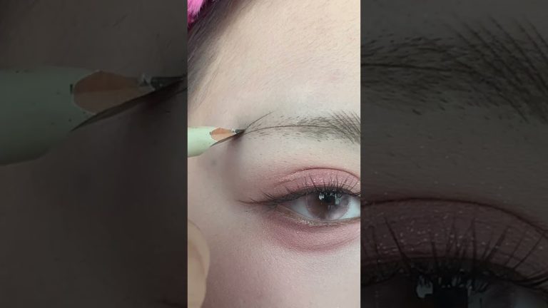 Eyebrow drawing for beginners (simple version) Helping clumsy people draw eyebrows