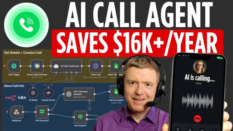 Build AI Call Agent That Reminds Customers of Appointments (no-code n8n + retell)