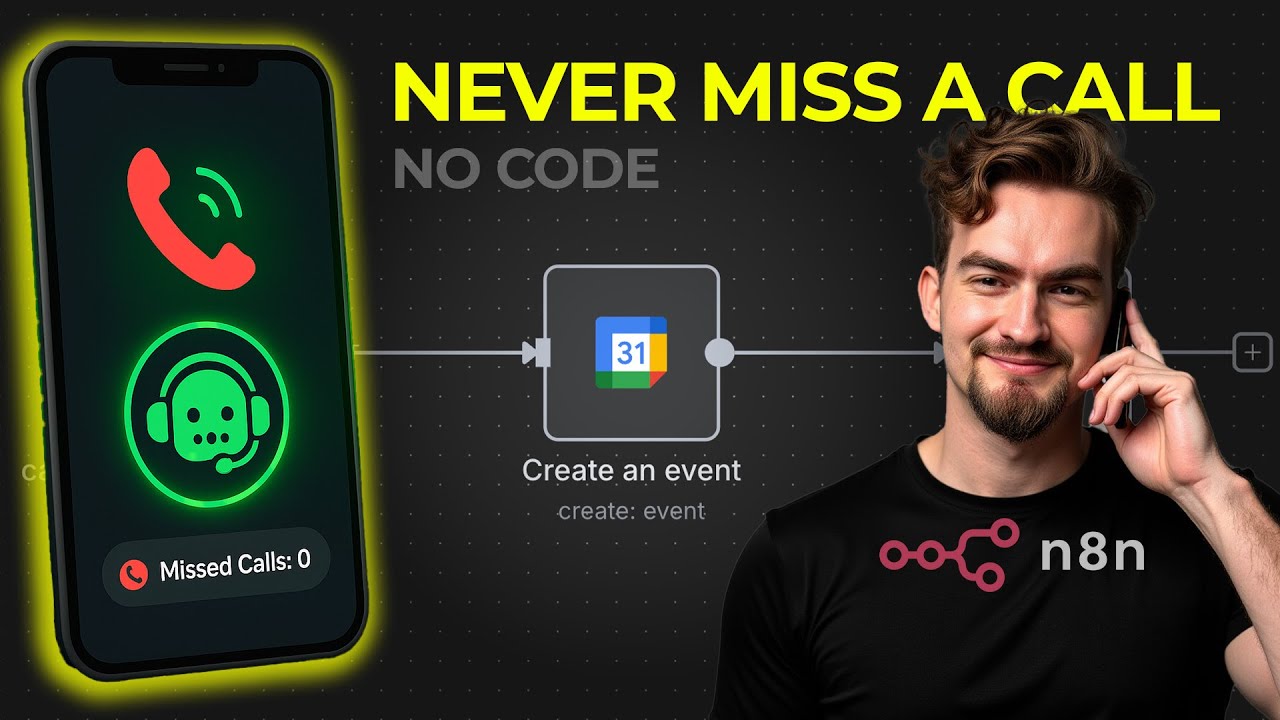 I Built an AI Voice Agent That Never Misses a Call (No Code)