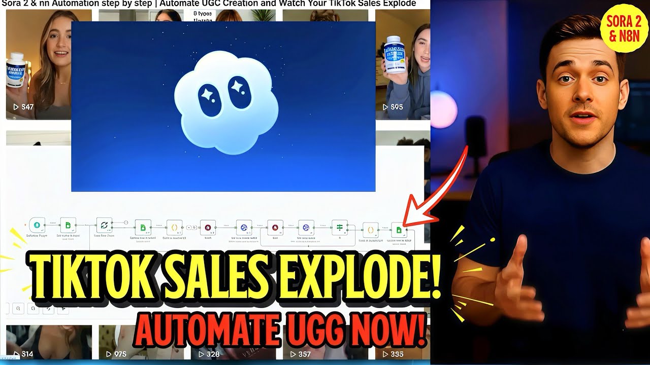 Sora 2 & n8n Automation step by step | Automate UGC Creation and Watch Your TikTok Sales Explode