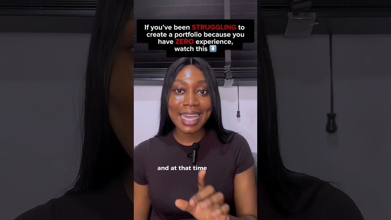 How to create a PORTFOLIO with NO EXPERIENCE #freelanceportfolio  #freelancing