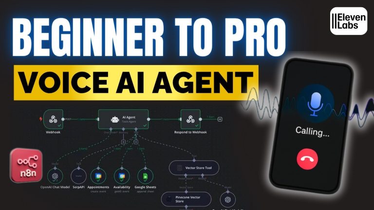 2+ Hour Course: Build & Sell Voice AI Agents with n8n & 11Labs (No Code)