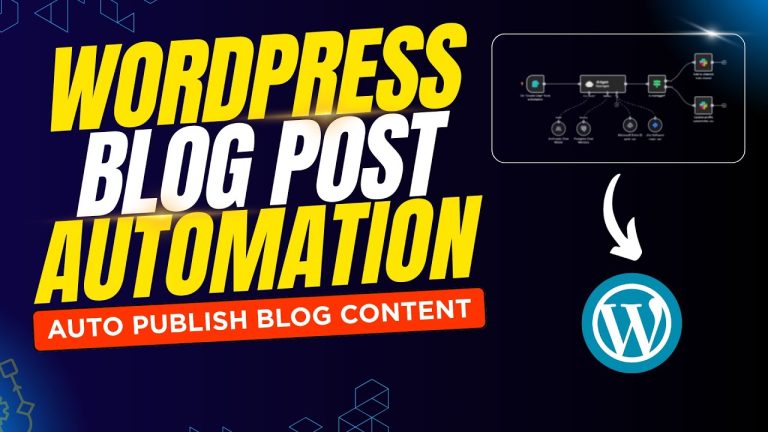 Automate Your WordPress Blog Posts with N8N | N8N Blog Automation Wordpress Tutorial