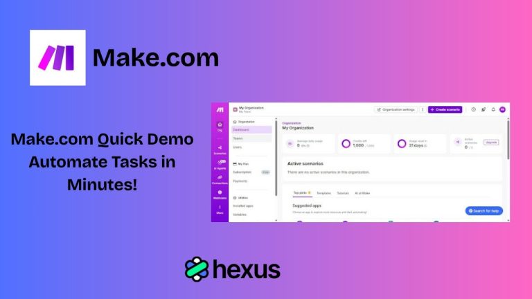 Step-by-Step Guide to Make.com | A Quick Demo