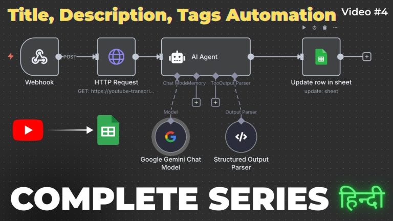 Build a YouTube SEO Automation Tool with n8n (Full Tutorial) | n8n series video#4