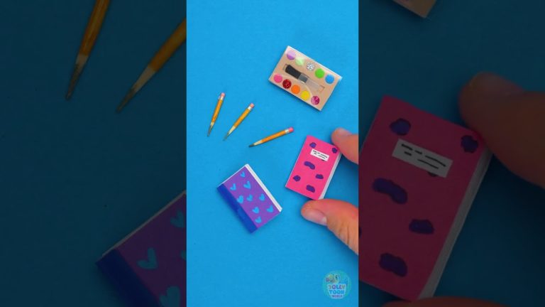 ✏️ Mini School Supplies 😍 Magic DIY Ideas You’ll Love! ✨ #DIYForKids