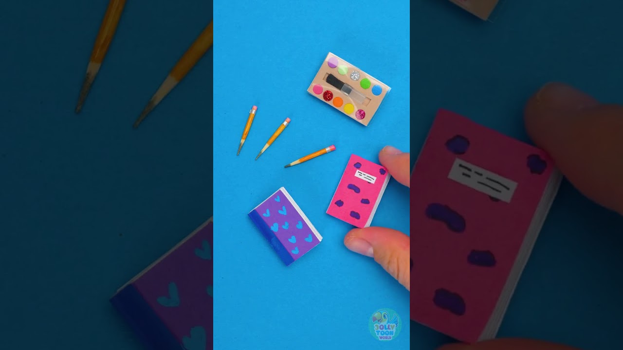 ✏️ Mini School Supplies 😍 Magic DIY Ideas You’ll Love! ✨ #DIYForKids