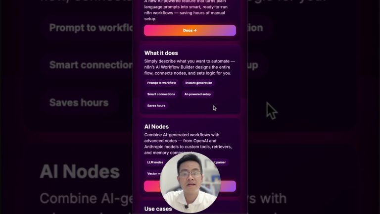 n8n AI Workflow Builder — Automate Anything in Seconds! 💫
