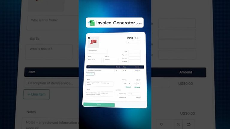 How to Create a Professional Invoice for Clients (FREE & Easy)