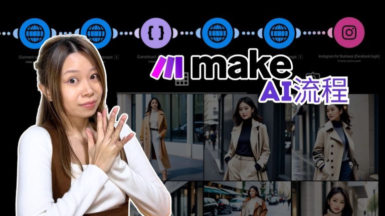【附教學】AI流程 - Make｜自動出post｜動用LLM、圖片生成｜#0成本 #廣東話