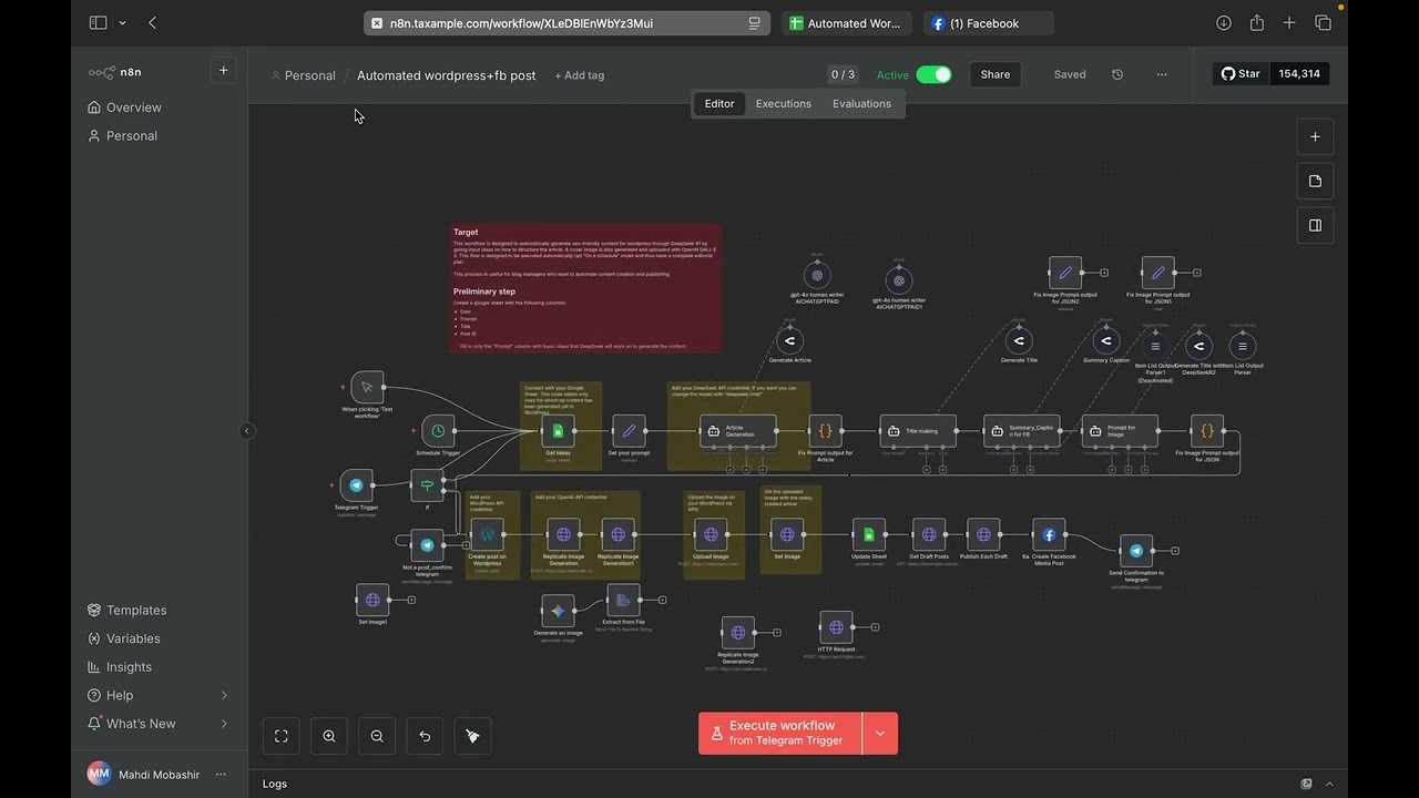 Automate Your Entire Content Creation with n8n: From Idea to Social Media in 1 Workflow!