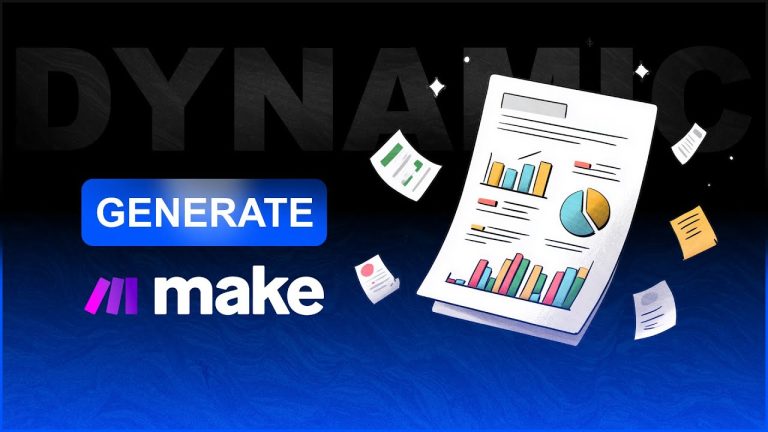 Generate DYNAMIC PDFs (with charts) using Make.com