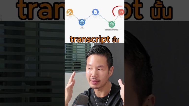 AI Automation ที่ทำง่ายๆได้ด้วยปลายนิ้วกับ Make.com