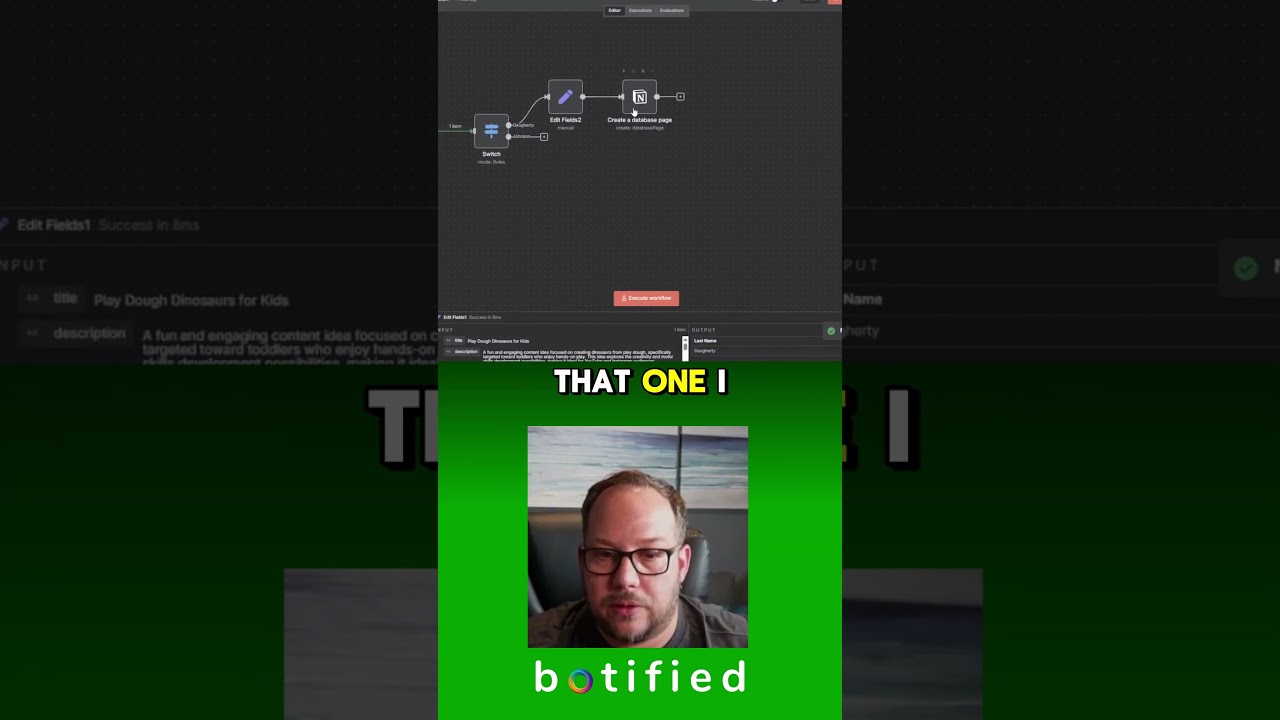 Watch this n8n AI Agent system capture new ideas in seconds and log them