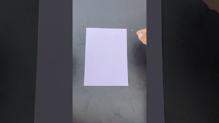 How to Make a Paper Airplane That Flies Smooth & Far_Easy Tutorial #airplane #tutorial #shorts #asmr