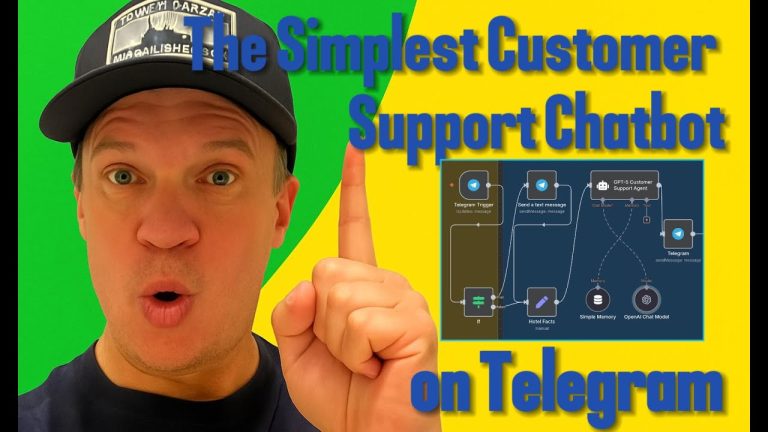 How to set up the Simplest n8n Customer Support Chatbot in 10 Minutes! (Template included)