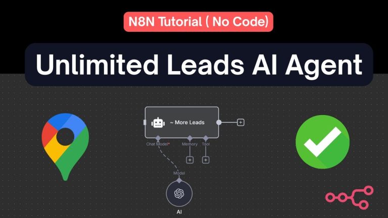 Scrape Unlimited Leads from Google Maps with N8N — No Coding Needed!