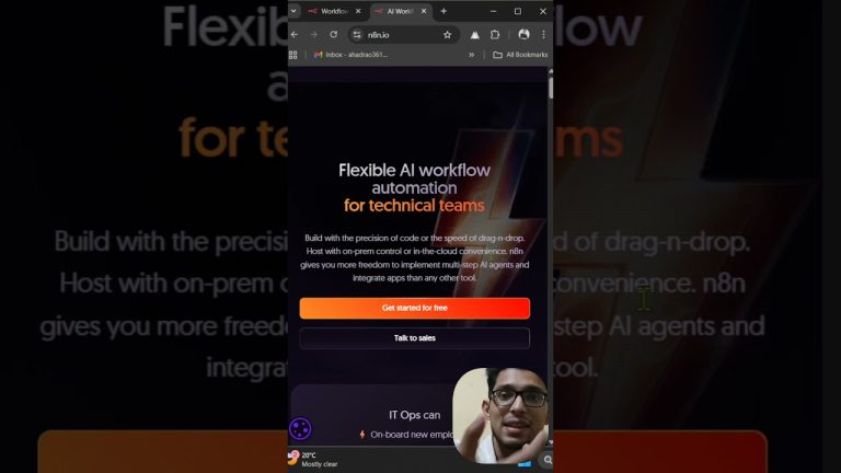 n8n free ai workflow tool #ai #n8n #automation