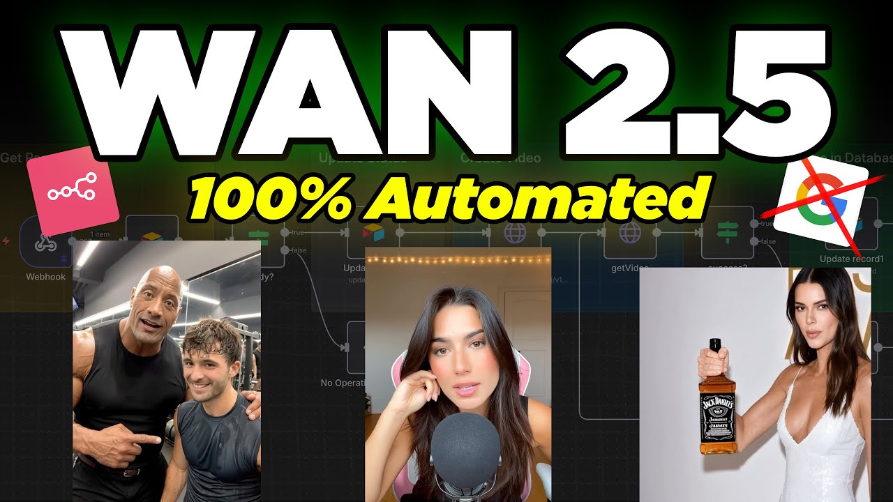 Wan 2.5 just KILLED Google Veo 3! (n8n full tutorial + FREE template)