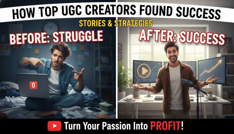 How Top UGC Creators Found Success Stories & Strategies