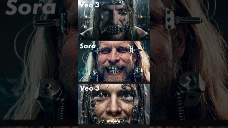 Google's Veo 3 vs OpenAI's Sora Same Text Prompt