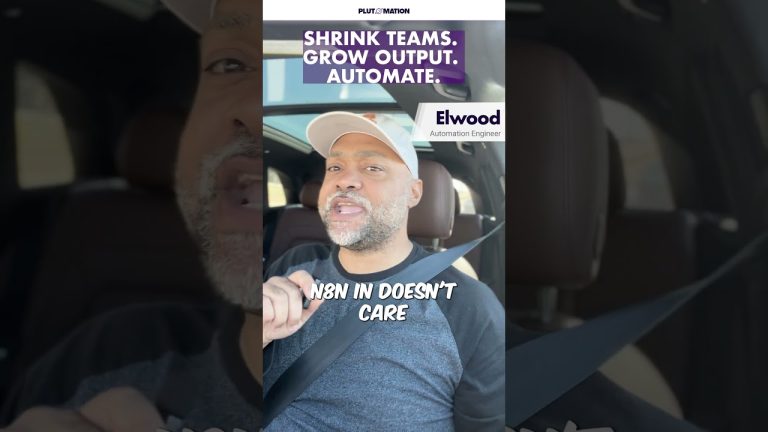 Shrink teams. Grow output. Automate. #fypシ #viral #n8n #Plutomation #automation