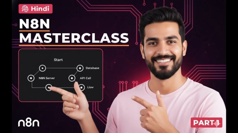 AI Agents Explained in Hindi (Part 1): Build AI Automation with n8n | Masterclass