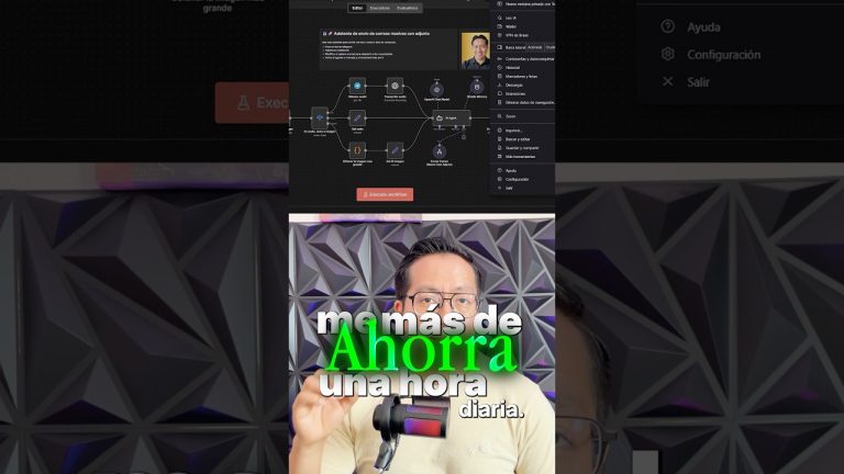 La automatización que me ahorra 1 hora diario!😼 #n8n #automatización #ia
