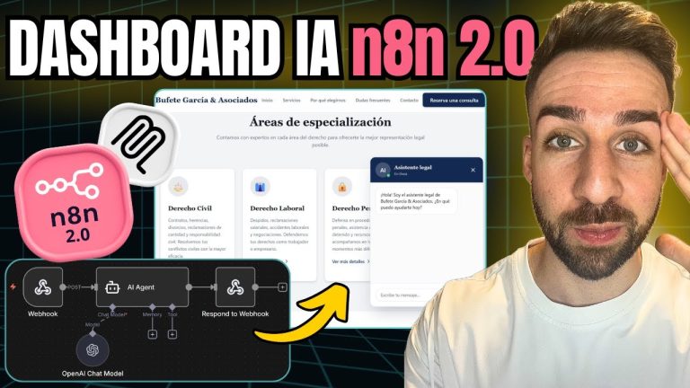 n8n 2.0: Convierte tus Automatizaciones en un Dashboard IA en Minutos (MCP + Lovable)