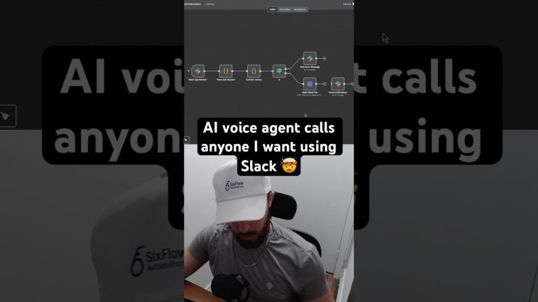 AI voice agent calls anyone with any message via Slack #n8n #ai #aiautomation #automation #retellai